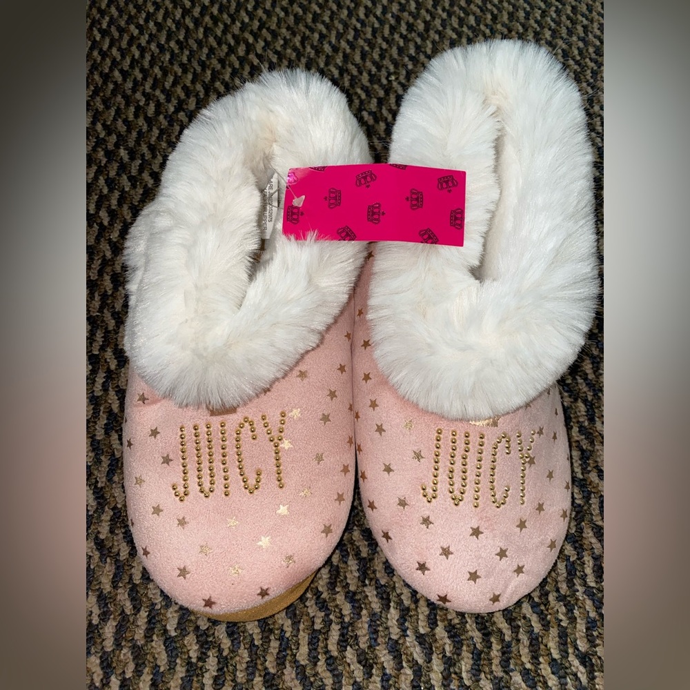 Juicy Girls size 4-5 Slippers ! Brand New !